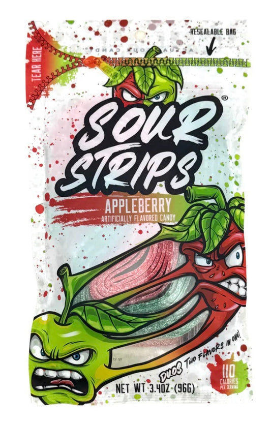 Sour Strips - Appleberry
