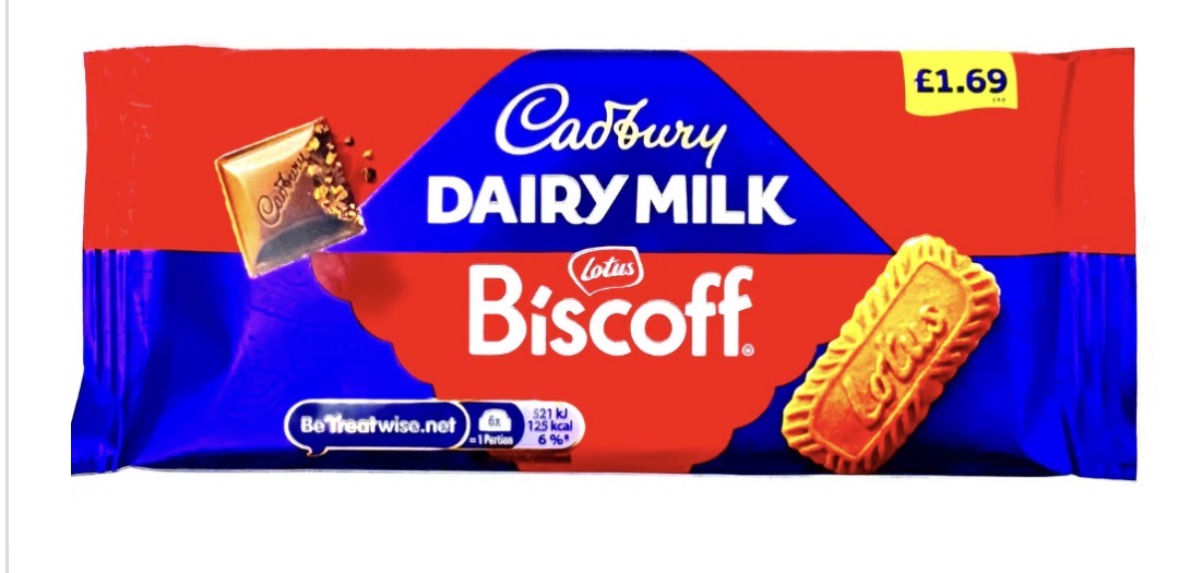 Cadbury Biscoff Chocolate Bar Imported from the UK